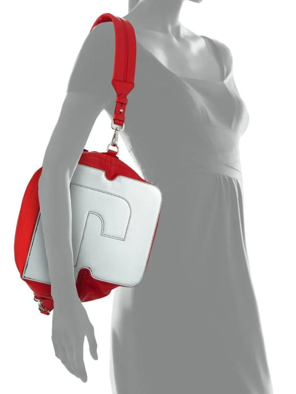 NEW Paco Rabanne Soft Calfskin Hobo Bag Convertible